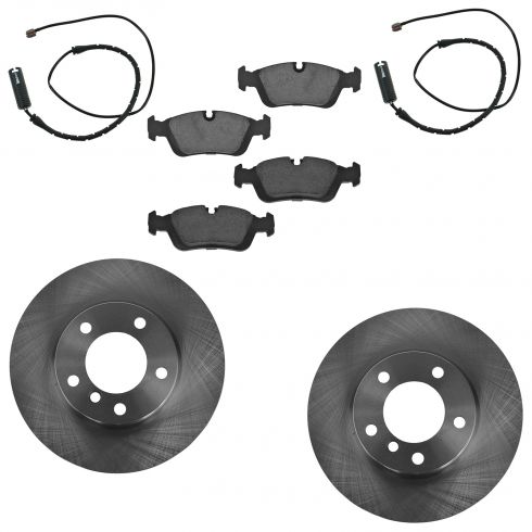 Bmw front brake pads and rotors cost #2