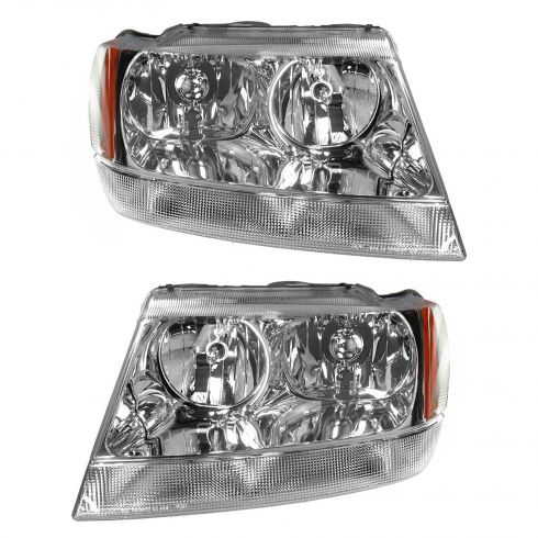 Headlight assemblies for 1999 jeep grand cherokee #3