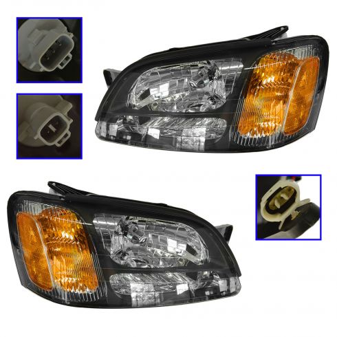 Subaru Baja Legacy Outback Headlight Pair - 1ALHP00650 at ... 95 subaru legacy headlight wiring diagram 
