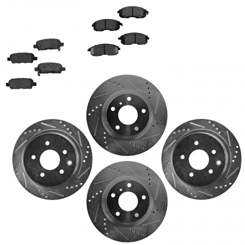 Nissan 350z rotors and pads #7