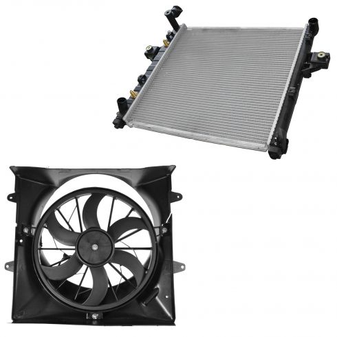 Jeep grand cherokee electric cooling fan kit
