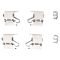 Front & Rear Replacement Caliper Set