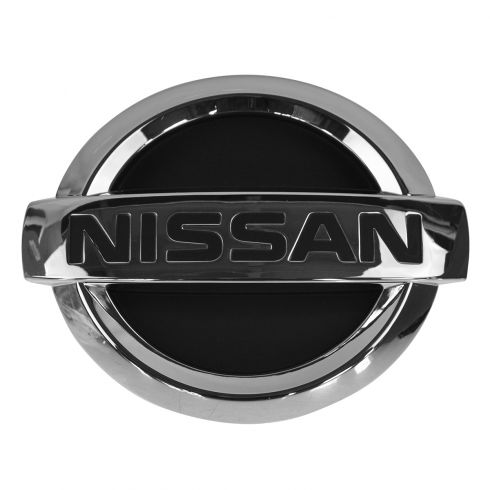 Front Grille Emblem For Nissan Altima 2013-2018 | Chrome/Silver Direct Replacement Badge