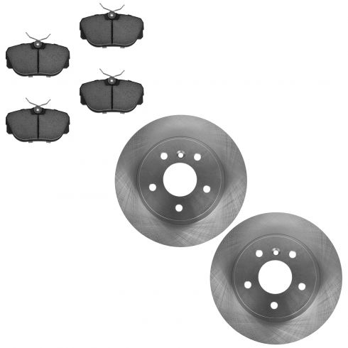 Nakamoto Front Disc Brake Rotors Pair Set of 2 for Land Rover Discovery NEW