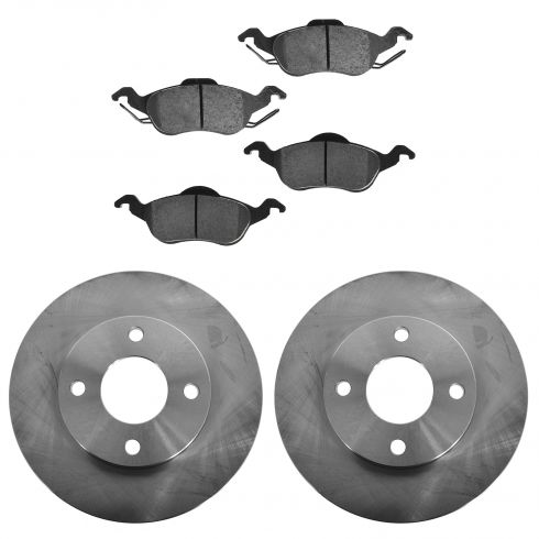Cost replace brake pads rotors ford focus #5