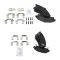 02-05 Rainer Ascender Envoy Trailblazer SSR Premium Posi Metallic Front & Rear Brake Pad Set
