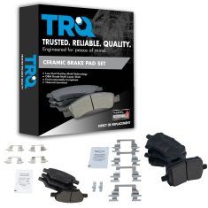 09-10 HHR; 07-11 Malibu; Front & Rear Premium Posi Ceramic Brake Pad Set