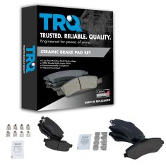 07-11 Dodge Nitro; 08-12 Jeep Liberty; 07-14 Wrangler Front & Rear Premium posi Ceramic Brake Pads