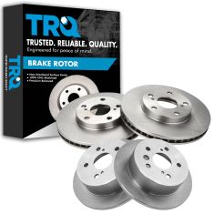 02-06 Camry LE Front & Rear Brake Rotor Kit