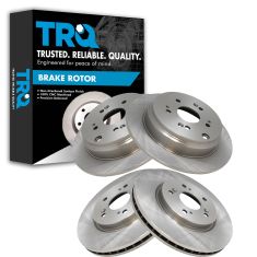 07-13 RDX; 07-11 CR-V; 12-16 CR-V AWD Front & Rear Rotor Kit