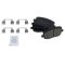 Front & Rear Replacement Brake Rotor & Pad Kit