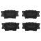 Front & Rear Replacement Brake Rotor & Pad Kit