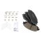 Front Ceramic Brake Pad & Rotor Kit
