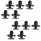 03-09 Lexus GX470, 4Runner; 07-14 Toyota FJ Cruiser; 05-14 Tacoma Rad Cover Clip Set of 10 (Toyota)