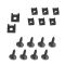 04-10 Toyota Sienna Front & Rear Mud Flap Splash Guard Kit (Set of 4) (Toyota)