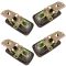 92-96 Toyota Camry Inside Door Handle & Bezel Brown (Set of 4)
