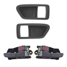 97-01 Toyota Camry Gray Inside Door Handle & Bezel (Set of 4)