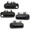92-96 Toyota Camry Exterior & Gray Inside Door Handle & Bezel (Set of 12)