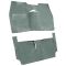 49-52 Chevrolet Styleline Deluxe Complete Carpet 25 Blue Green
