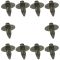 Toyota PU; 96-02 4Runner; 95-03 Tacoma Interior Door Trim Panel Oak Retainer Clip Set of 10 (Toyota)
