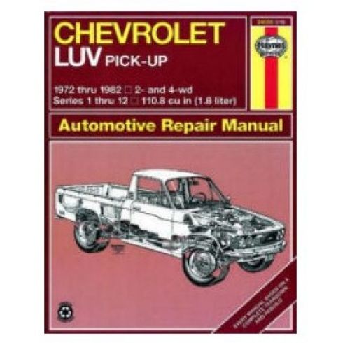 Chevy LUV Pickup Repair Manuals | Chevy LUV Pickup Auto Repair Manual ...