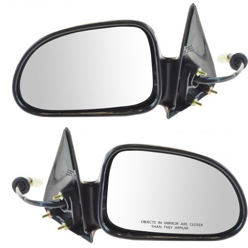 Manual Mirror For 1987-1996 Dodge Dakota Passenger Side - 5x7", Textured Black, Paint To Match 11 thumbnail image