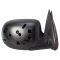 00-06 GM Truck Power Mirror Heated Pud Gloss Blk PAIR