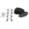 Front Performance Rotor & Posi Ceramic Pad Kit 03-08 Vibe, Corolla; 00-05 Celica