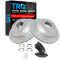 Rear Performance Rotor & Posi Ceramic Pad Kit 02-05 Trailblazer, Envoy, Rainier