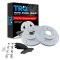 Front Performance Rotor & Premium Posi Ceramic Pad Kit 05-09  Chevy Truck/SUV