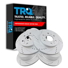 07-13 Chevy GMC Truck & SUV Front & Rear Performance Rotor Set