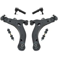 97-11 GM Multifit Front Sway Bar Link Lwr Ctrl Arm & Outer Tie Rod 6pc Kit