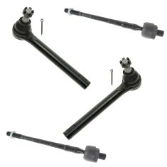 05-07 Nissan Murano Inner & Outer Tie Rod End Set of 4