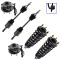 02-09 GM Mid Size SUV Strut Wheel Bearing CV Axle Kit (Set of 6)
