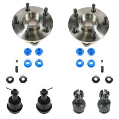 84-89 Jeep Cherokee; 86-89 Comanche; 84-89 Wagoneer Steering & Suspension Kit (8pc)