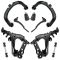 08-09 Envoy, 9-7X, Trailblazer; 08 Ascender Front Steer & Suspension Kit (10pc)