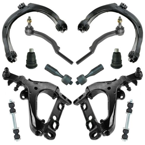 08-09 Envoy, 9-7X, Trailblazer; 08 Ascender Front Steer & Suspension Kit (12pc)