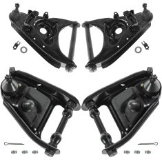71-86 GM Van PU 2500 3500 2WD Front Up & Low Ctrl Arm w/Ball Joint Kit 4pc