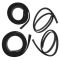 Chevy II 2 door sedan Glass Run Channel Kit